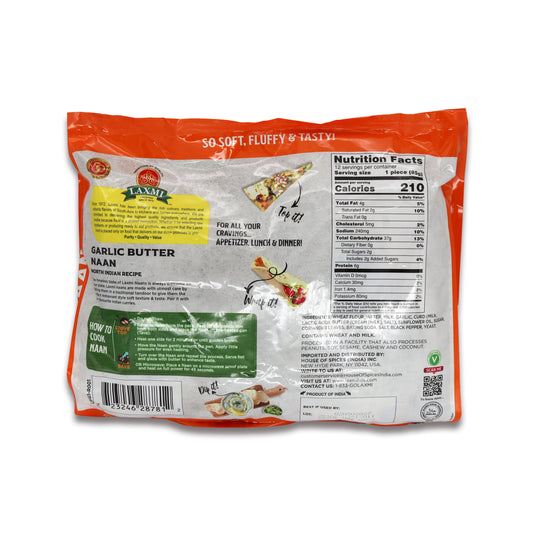 Laxmi Garlic Butter Naan 12 Pc