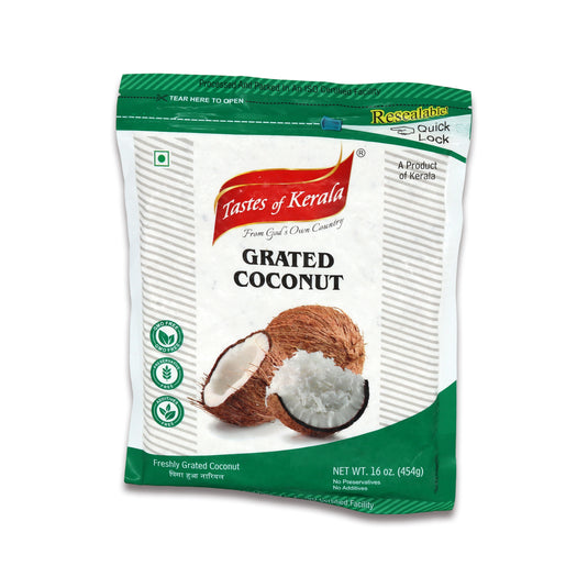 Taste of Kerala Grated Coconut 14 Oz