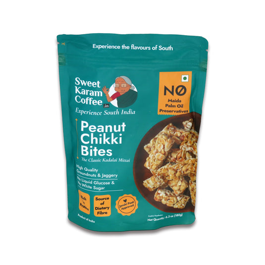Sweet Karam Coffee Peanut Chikki 0.44 Lb