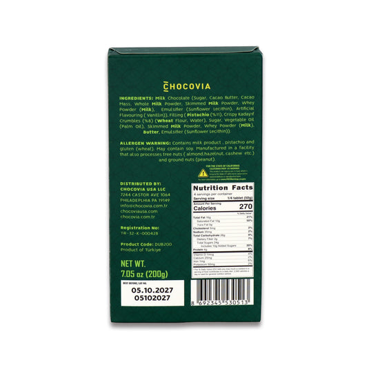 Dubai Chocolate Milk Chocolate 7.05 Oz
