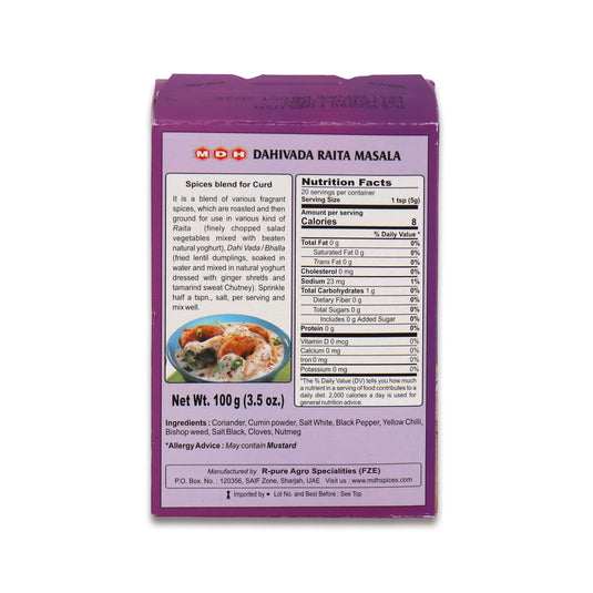 MDH Dahivada Raita Masala 0.22 Lb
