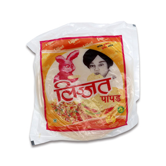 Lizzat Red Chilli Papad 0.44 Lb