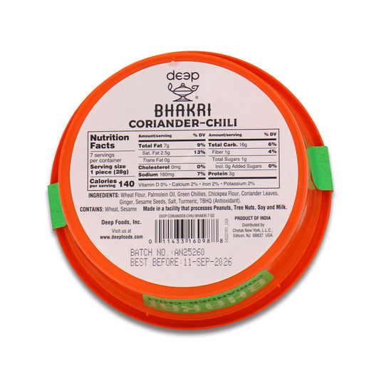 Deep Bhakhri Coriander-Chilli 0.44 Lb