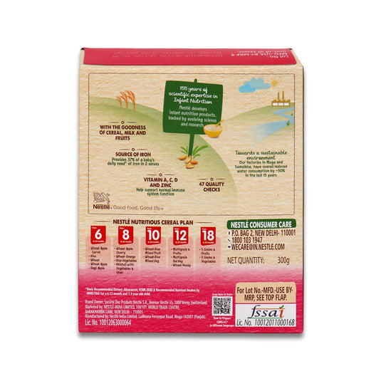 Nestle Cerelac Wheat Rice Mixed Fruit 400 Gm