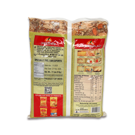 Aashirvaad Whole Wheat Atta 10 Lb